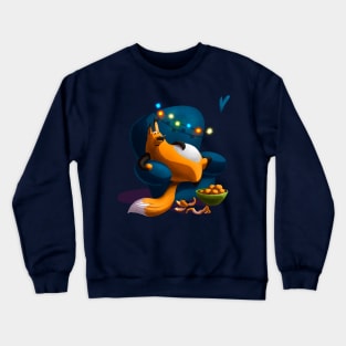 Fox and tangerines Crewneck Sweatshirt